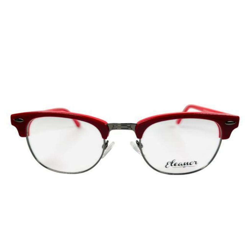 New ELEANOR Eyewear Red SKYLER Eyeglasses 49/21/140